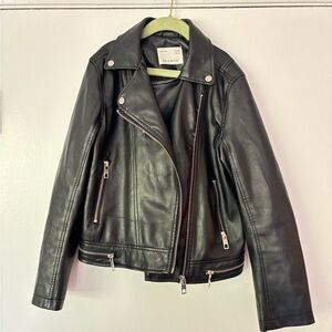 Zara LIKE NEW BLACK LEATHER JACKET